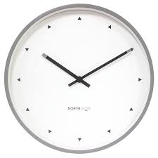 32cm Grey Chic Style Wall Clock