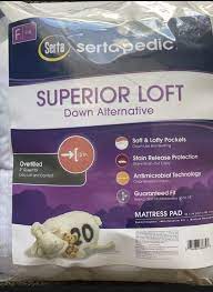 sertapedic superior loft down alternati