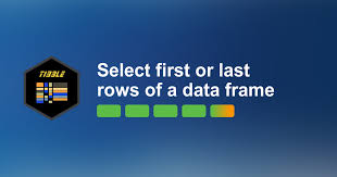 select first or last rows of a data