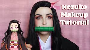 nezuko cosplay makeup tutorial demon