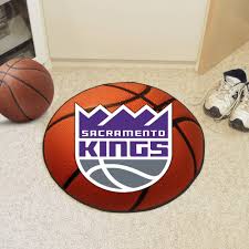 sacramento kings basketball rug 27in