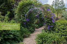 ··· hot sales metal garden flower obelisk plant support u tunnel pipe garden support. A Tunnel Of Metal Ar Stock Photo By Nicola Stocken Image 0501136
