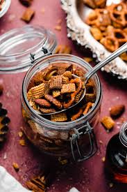 sweet salty maple chex mix recipe