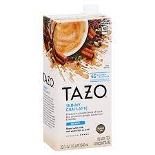tazo skinny chai latte black tea