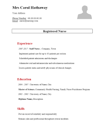 Part four choose a nurse resume format. Nurse Cv Template