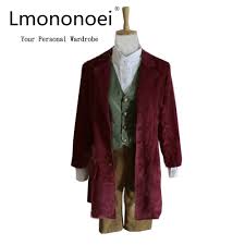 Us 65 0 2017 The Hobbit Lord Of The Rings Bilbo Baggins Cosplay Costume On Aliexpress