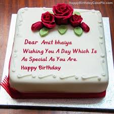 birthday cake for lover for amit bhaiya