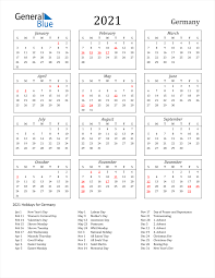 See below the 2021 calendar printable. 2021 Germany Calendar With Holidays