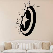 captain america shield wall decal