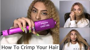 how to crimp your hair w me emily