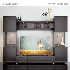 tv wall unit 2 3d model cgtrader