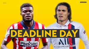 It's been suggested that manchester united are wanting to complete the jadon sancho deal before the start of euro 2020, however with each day this looks like. Transfer Deadline Day Final Hour Arsenal Sign Partey Man Utd Sign Cavani Youtube