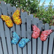 Metal Erfly Wall Art For Outside
