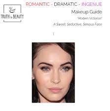 the romantic dramatic ingenue makeup guide
