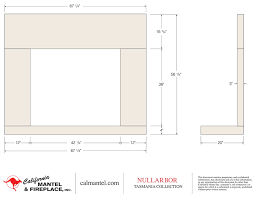 Nullarbor California Mantel And Fireplace