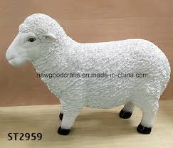 china resin white sheep lamb animal