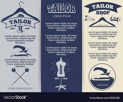 Vintage Tailor Shop Flyers Template Design