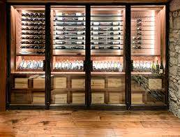 solid bronze wine cellar doors