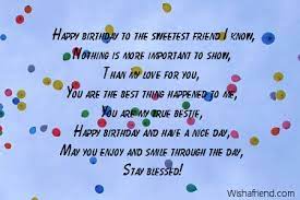 to you my friend friends birthday poem