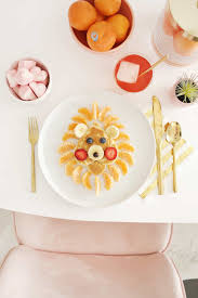 lion face pancake for kids a