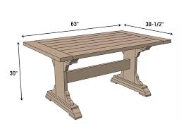 Monastery Dining Table Free Diy Plans