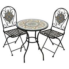 Woodside Blue Mosaic Garden Table And