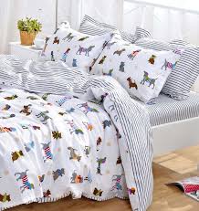 yoyomall cotton cartoon dog bedding set