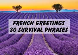 french greetings for survival in france