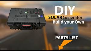 diy solar generator plans you build