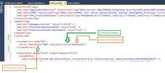 custom error page in asp net mvc