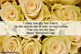 friend valentines day message for friends