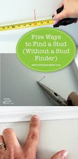 Without touching the adhesive, carefully insert the strapping into the hole with the adhesive facing out. 5 Ways To Find A Stud Without A Stud Finder