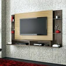 Brown Wall Mounted Tv Unit