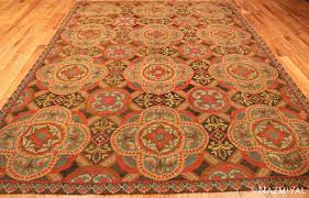 antique needlepoint english rug 2633