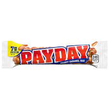 payday candy bar peanut and caramel