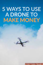 how to use a drone to make money