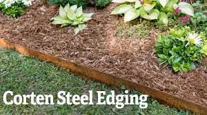 corten steel edging gardener s supply