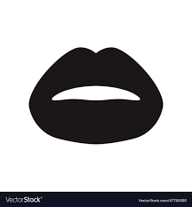 black lips 01 royalty free vector image