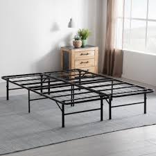 This twin platform bed frame from gime adds a touch of elegance to your bedroom utilizing a unique headboard and footboard design. Twin Bed Frames Bedroom Furniture The Home Depot