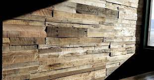 Reclaimed Wood Tongue And Groove Wall