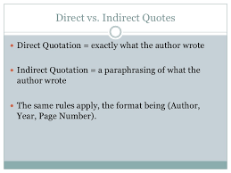 A basic citation is easy to master, but there are some slight variations. Using Quotations In Academic Writing