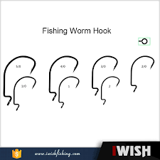 Bass Fishing Lure Tackle Worm Hooks Size Chart For Swim Baits Buy Worm Hooks Size Chart Bass Fishing Lure Tackle Swim Baits Hook Product On