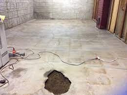 Basement Concrete Floor Repairs