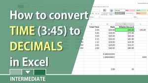 convert hours minutes in excel to