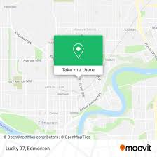 how to get to lucky 97 in edmonton by bus