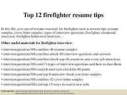 Firefighter Resume Objective Magdalene Project Org