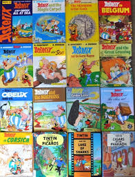asterix tintin comic book selection
