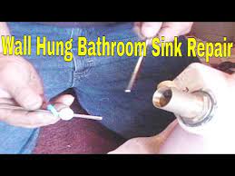 Wall Hung Bathroom Sink Repair How To