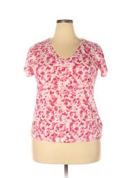 Details About Lord Taylor Women Pink Short Sleeve T Shirt 1x Plus