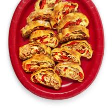 sausage peppers stromboli